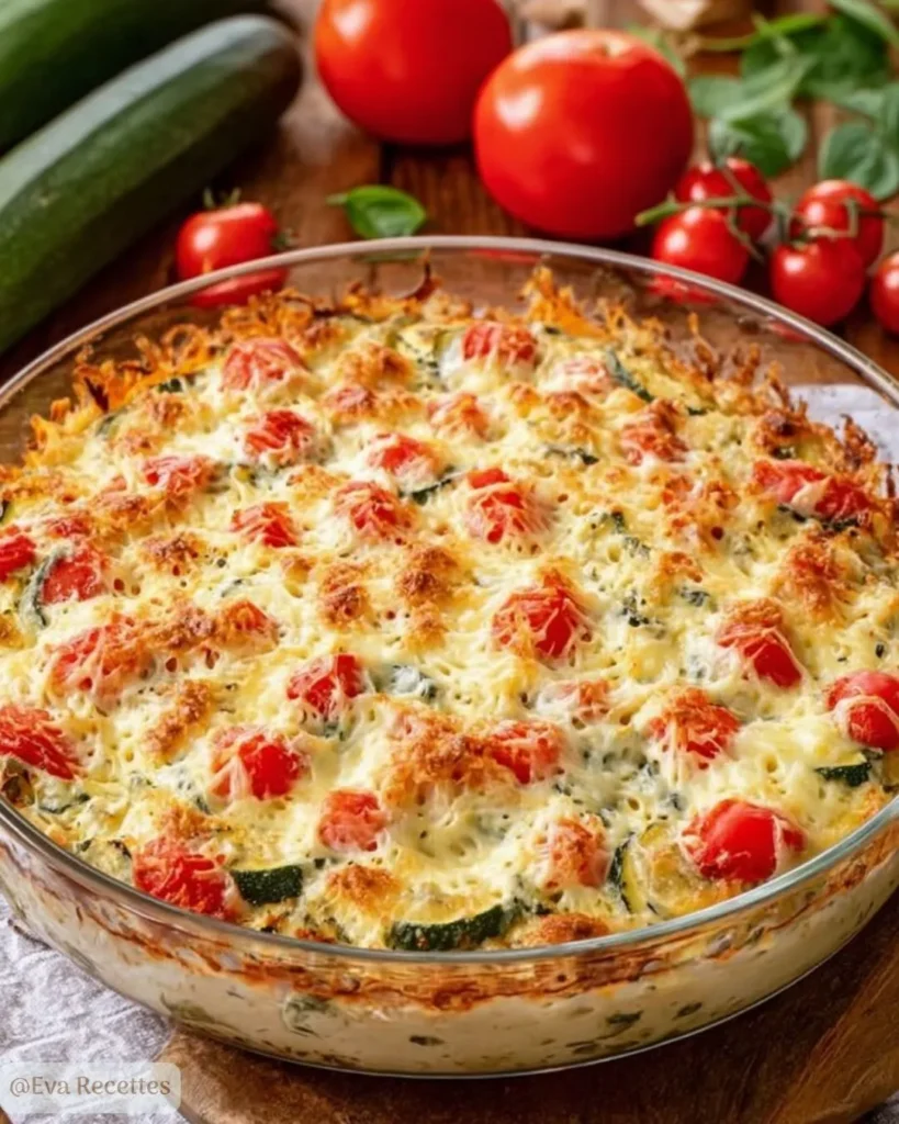Gratin de Courgettes et Tomates 3 Gratin de Courgettes et Tomates facile