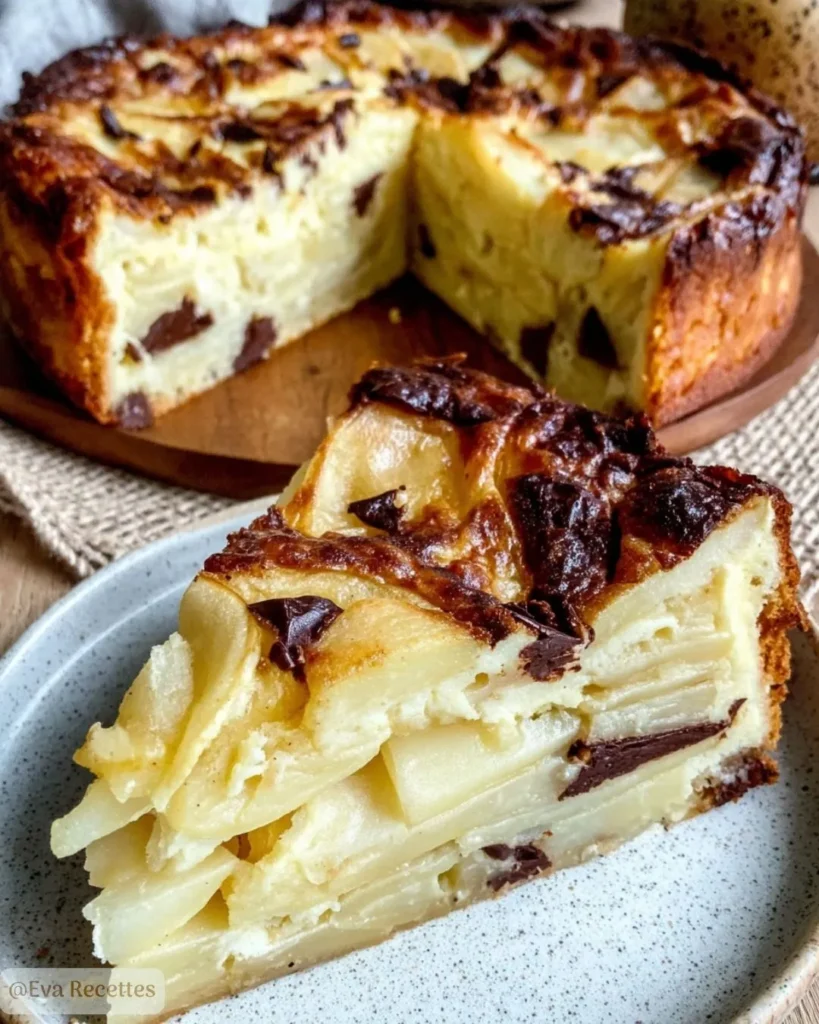 Clafoutis Pommes Chocolat 3 Clafoutis Pommes Chocolat