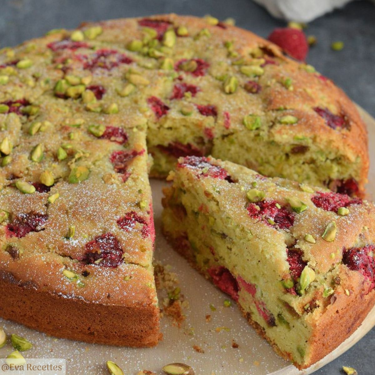 Accueil 1 Moelleux Pistache Framboise