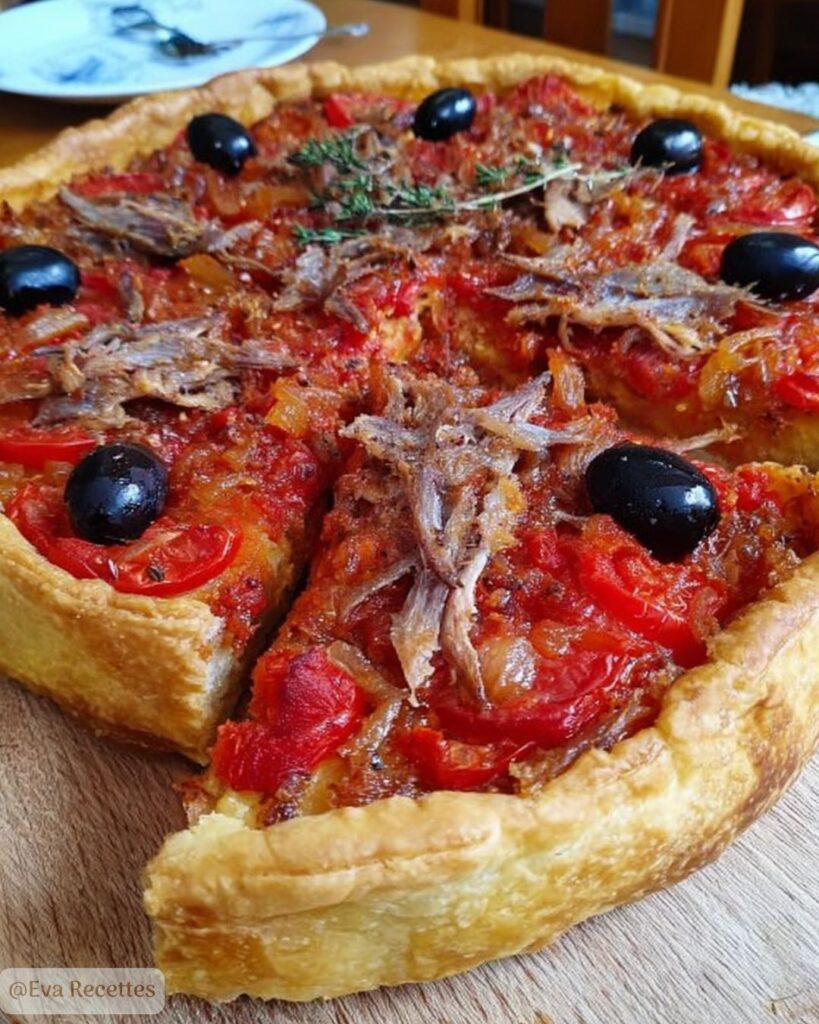 Pissaladière facile recette originale faite maison 3 Pissaladière