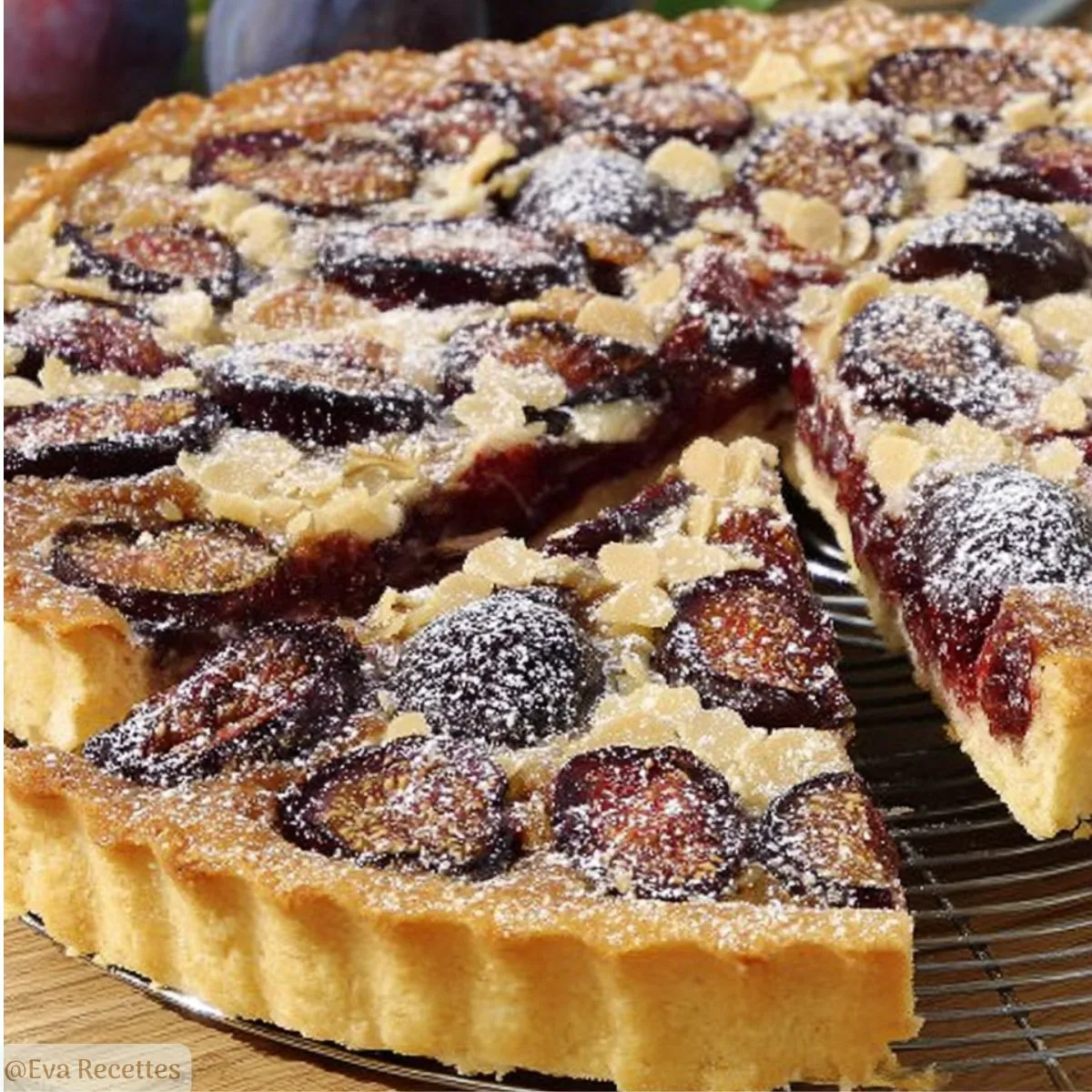Accueil 4 Tarte aux Quetsches Façon Amandine