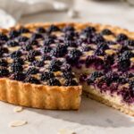 Tarte aux mûres et crème d’amande