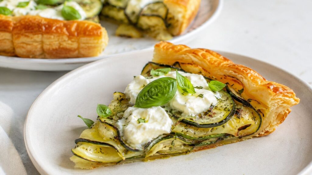 Tatin de Courgettes à la Burrata : Croustillante et Fondante 4 Tatin de courgettes