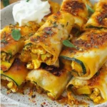 Bricks Courgettes Curry Feta