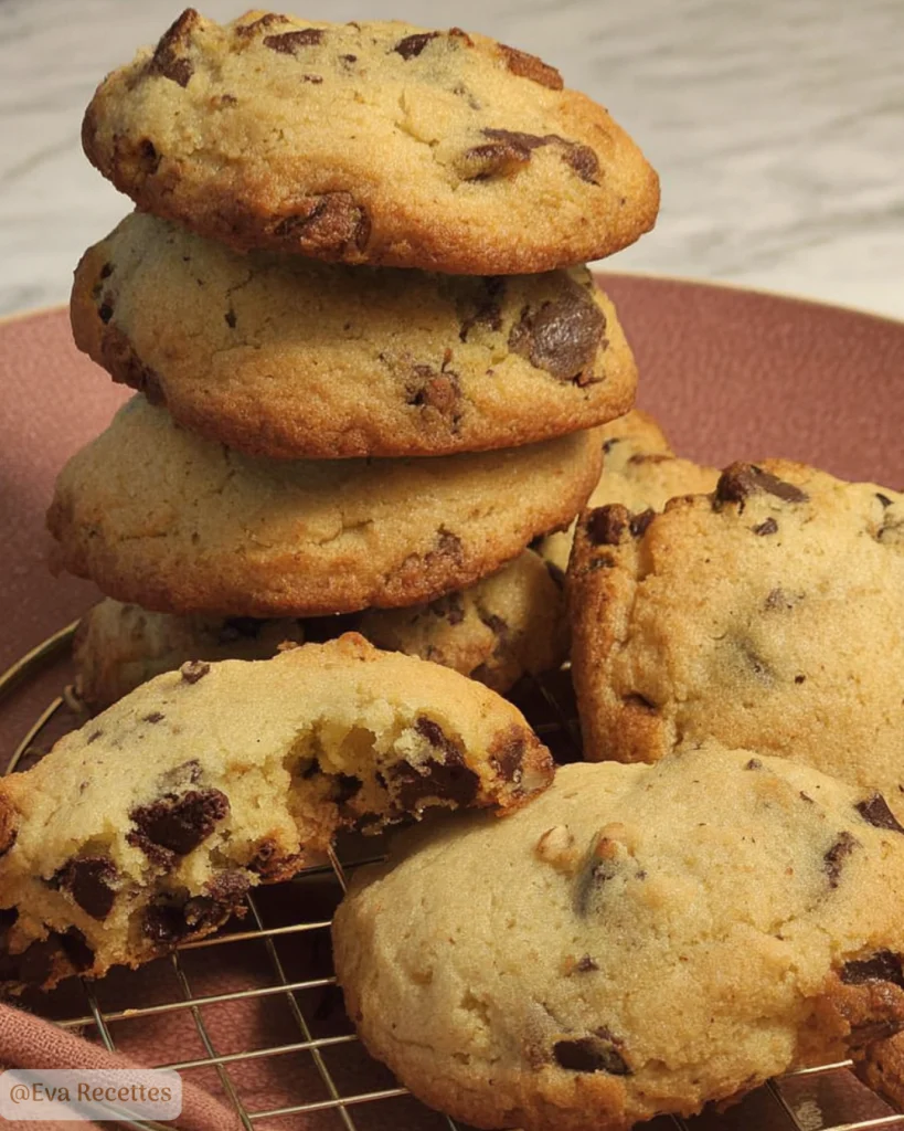 Cookies américains moelleux aux pépites de chocolat et noisettes 3 Cookies Américains Moelleux au Chocolat