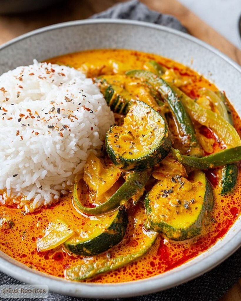 Courgettes Curry Coco : Recette Crémeuse et Facile 3 Courgettes Curry Coco 1