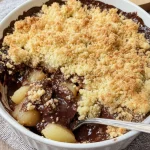 Crumble de Poire au Chocolat