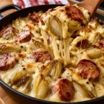 Endives fondantes aux saucisses fumées recette facile