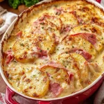Escalope Savoyarde Gratinée au Reblochon, Jambon et Pommes de Terre