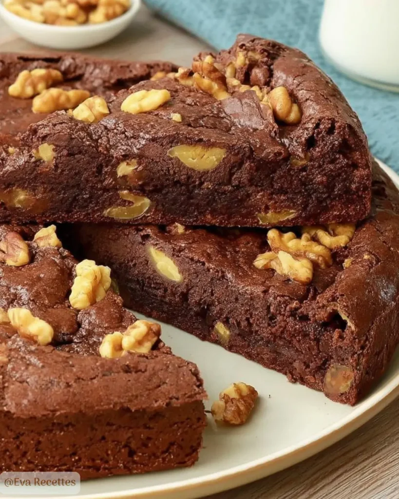 Fondant au chocolat et aux noix fait maison 3 Fondant au Chocolat et aux Noix