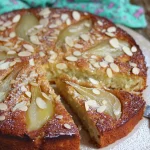 Gateau fondant poires amandes maison
