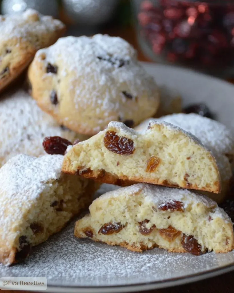 Mini Stollen (Pains de Noël aux Fruits) 3 Mini Stollen Pains de Noel aux Fruits