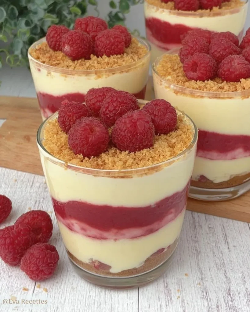Tiramisu léger aux framboises et spéculoos 3 Recette du Tiramisu léger aux framboises et spéculoos