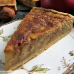 Tarte aux pommes, noisettes et crème de marron