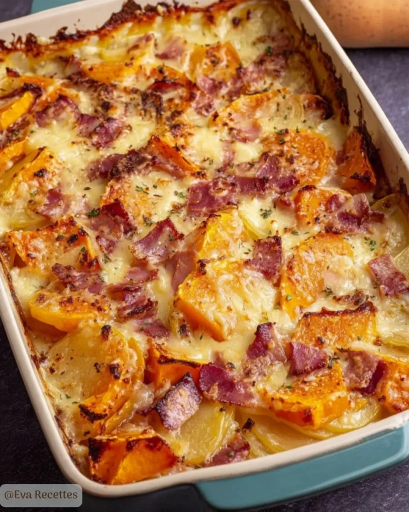 Tartiflette butternut lardons reblochon pour l'automne 3 Tartiflette butternut lardons reblochon pour l'automne