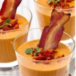 Verrines de Butternut au Chorizo et Lard