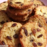 Biscuits coco, rhum et raisins secs