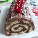 Bûche au chocolat facile et rapide pour Noël