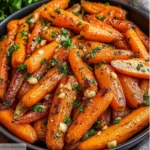 Carottes Rôties au Miel et à l’Ail