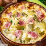 Cassolette de Poireaux au Camembert et Jambon