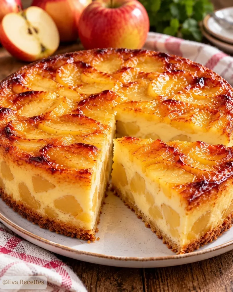 Flan aux pommes et yaourt recette facile et fondante 3 Flan aux pommes et yaourt recette facile