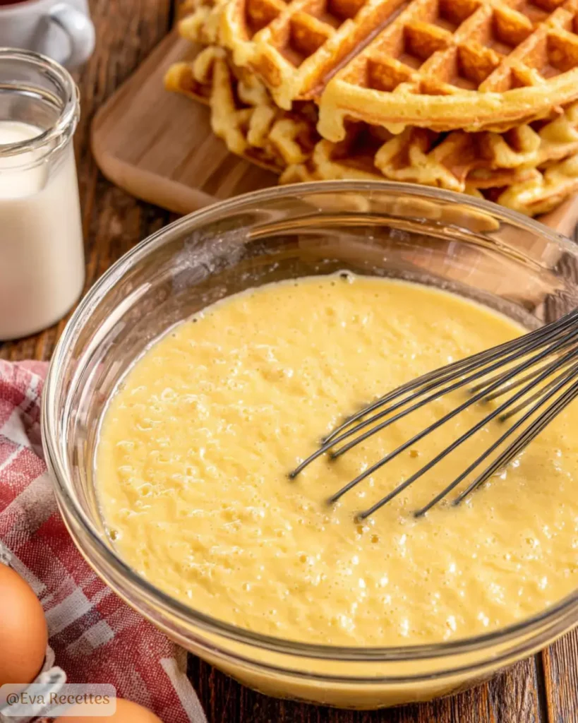 Pâte à gaufres maison sans repos pour un goûter express 3 Pâte à Gaufres Maison Sans Repos