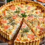 Quiche au Saumon Fumé et Boursin Ail et Fines Herbes I